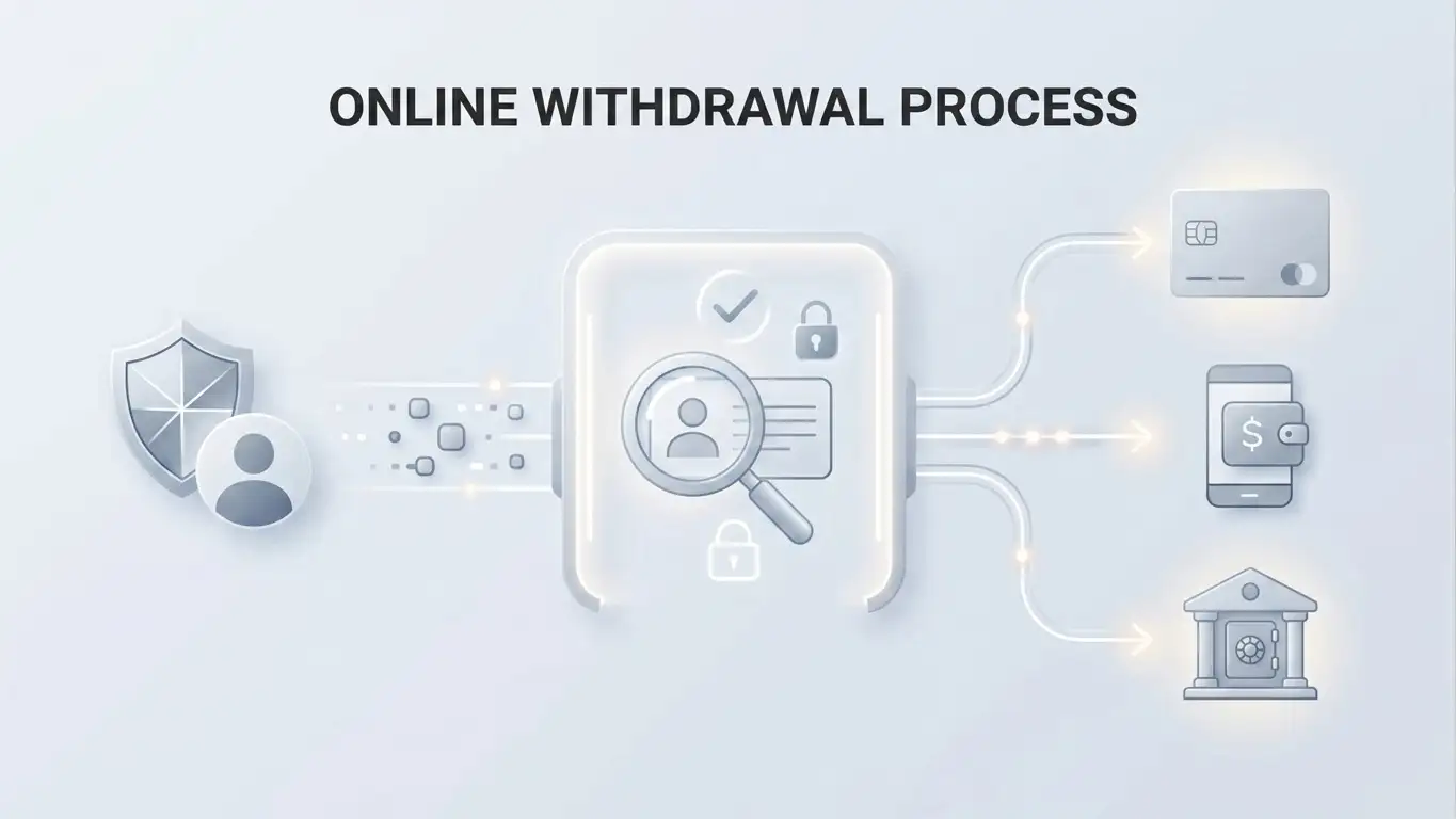 Editorial withdrawal process from casino account review through release to a verified payment destination